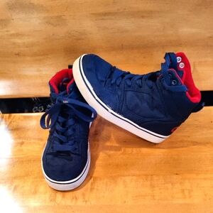 Osiris Hi Top Skate Shoes Ted And Blue Size 1